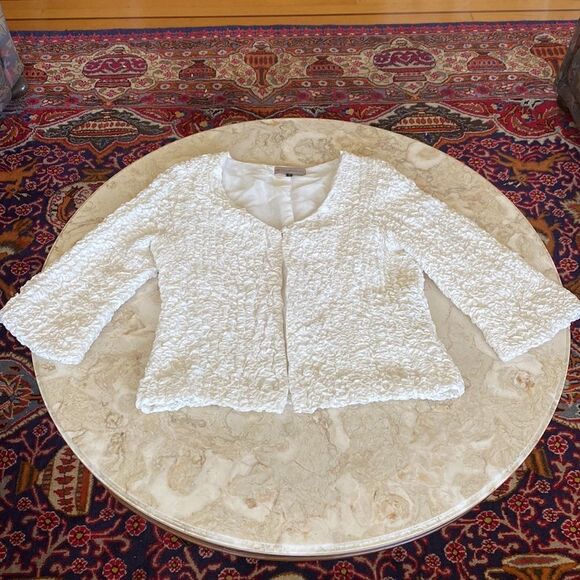 Tangarine Jill 100% Silk Jacket - Picture 6 of 14